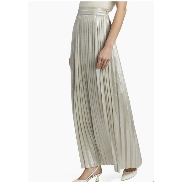 Toccin Dillon Pleated Maxi-Skirt Size 6 - Picture 4 of 12